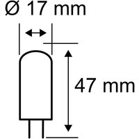 Paulmann bi-pin LED bulb GY6.35 3.5W 2700K 3-pack