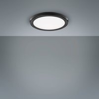 LIGHTME Aqua Plano LED recessed light IP44 black