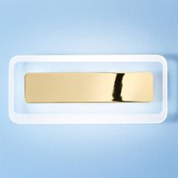 Linea Light LED-vägglampa Antille guld 31,4 cm