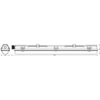 OSRAM SUBMARINE PCR 68 cm 1x G13 T8 LED IP65 moisture-proof lamp