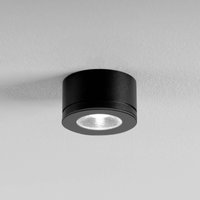 Egger Licht Egger DLS Downlight Newton noir 30° 3.000 K Ø 6,3 cm IP54