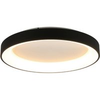 Mantra Iluminación Plafonnier LED Niseko II CCT Télécommande, Ø 65cm, noir