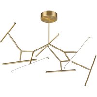 Zambelis Plafonnier LED 2073, à 7 lampes, 120 cm, doré