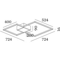 Wever & Ducré Lighting WEVER & DUCRÉ Venn 2.0 Taklampa 47W 2 700K vit