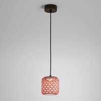 Bover Nans S/16 LED-pendel för utomhusbruk, röd