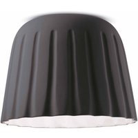 Ferroluce Taklampa Madame Gres keramik 29 cm antracit