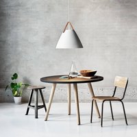DFTP by Nordlux Strap pendant light with metal shade, Ø 48 cm, white