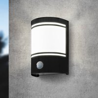 EGLO Cerno outdoor wall lamp, motion detector, black