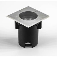 EVN Pentola recessed lamp stainless steel 13.5x13.5 3,000K