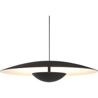 Suspension LED MARSET Ginger, Triac Ø42cm noir/blanc