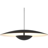 MARSET Ginger LED-pendel, triac Ø42cm svart/vit