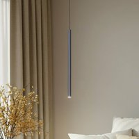 SIGMA Sopel 1 pendant light, anthracite, 1-bulb, steel, Ø 5 cm
