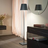 Zafferano Poldina L Lampadaire rechargeable IP54 gris