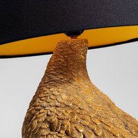 Kare Animal Duck bordslampa med tygskärm