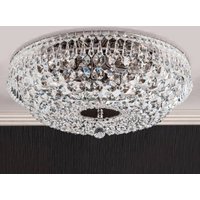 Orion Plafonnier cristal chromé SHERATA, 45 cm