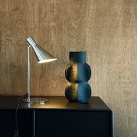 Dyberg Larsen table lamp DL12, chrome, height 39.5 cm, metal