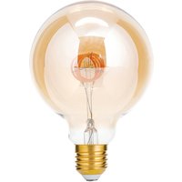 ORION LED bulb E27 G95 4 W amber 2,200 K dimmable