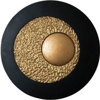 Holländer Applique murale LED Urano, brun-noir/or, Ø 60 cm, fer
