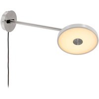 UMAGE LED-vägglampa Asteria Long, grå, stål, stickkontakt