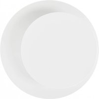 Wandleuchte Circle in runder Form, weiß
