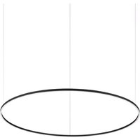Ideallux Ideal Lux LED-hänglampa Oracle Slim svart 3 000K Ø 150 cm