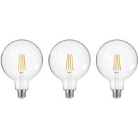 Arcchio LED bulb Filament clear E27 G125 3,8W 3000K 806lm 3er