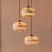 EGLO Amsfield 1 hängande lampa, tre lampor, rund