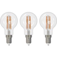 Arcchio LED bulb Filament E14 G45, set of 3, 3000 K