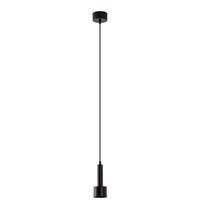Zambelis LED pendant light 22177, black, Ø 7 cm, metal