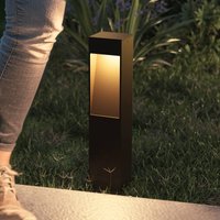 Calex Luminaire pour socle LED Terni, aluminium noir, IP65