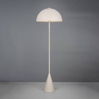 Trio Lighting Alfie floor lamp, light grey matt, metal, E27
