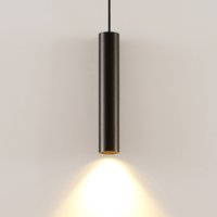 Arcchio Ejona pendant light, height 35 cm, black, aluminium