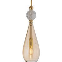 EBB & FLOW Smykke M or cristal boule dorée