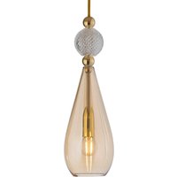 EBB & FLOW Smykke M guld kristall checkboll guld