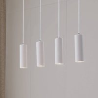 Suspension Lindby Joffrey, 76 cm, blanche, à 4 lampes, GU10