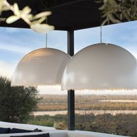 Karman Plancton LED outdoor hanging light, Ø 75 cm