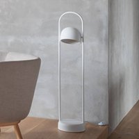 PLEASE WAIT to be SEATED QUAY floor lamp, white