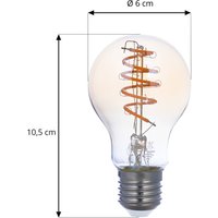 LUUMR Smart LED-lampa A60 E27 bärnstensfärgad 4,9 W Tuya WLAN