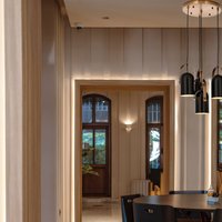 Avonni Esra hänglampa, svart, Ø 35 cm, metall, 4 lampor