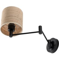 Euluna Vägglampa Solo, cylinder, jute ljus