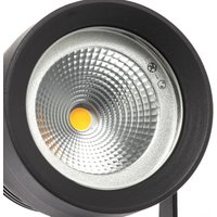 Reflektor zewnętrzny LED Irina, kołek uziemiający, wtyczka, szary, metalowy