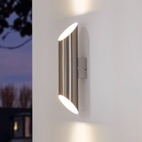EGLO LED-utomhusvägglampa Agolada, stål