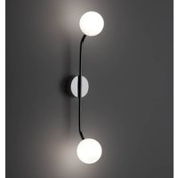 Decor Walther Pep wall light, 2-bulb, black