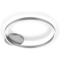 Knapstein LED-taklampa Anel-60 nickel matt, up & down