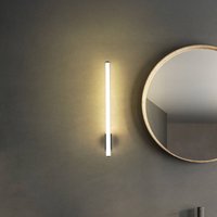 Molto Luce VINA UP M LED wall light, black, height 60 cm, IP44, CCT