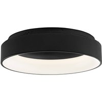 Luce Ambiente Design LED-taklampa Noah, svart, Ø 60 cm, metall, CCT