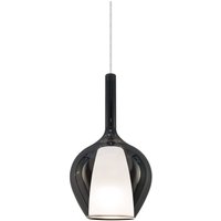 Ideallux Ideal Lux pendellampa Kalique 1, rökgrå, Ø 18 cm