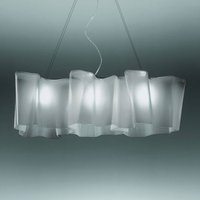 Artemide Logico suspension 3 lampes 100 cm gris