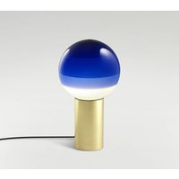 MARSET Dipping Light S bordslampa blå/mässing