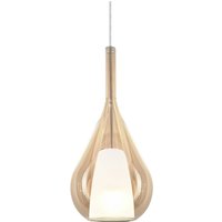 Ideallux Suspension Ideal Lux Kalique 3, couleur ambre, Ø 18 cm